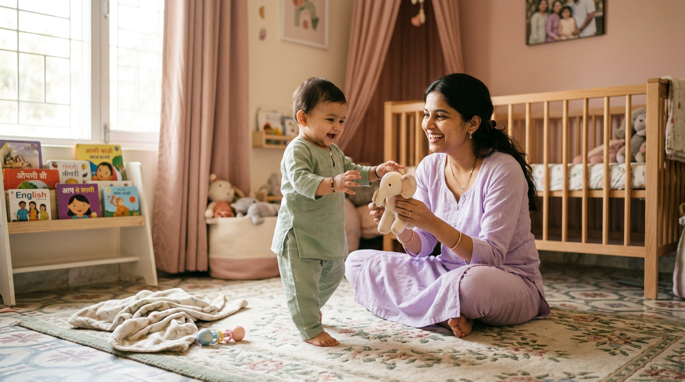 12 Month Baby Milestones India: First Steps & Words Guide