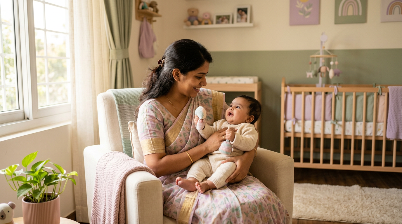 4 Month Baby Milestones: An Indian Mom's Guide to Growth
