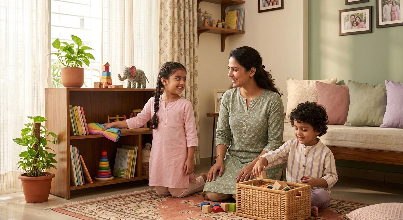 Age Appropriate Chores for Kids: An Indian Parent's Guide