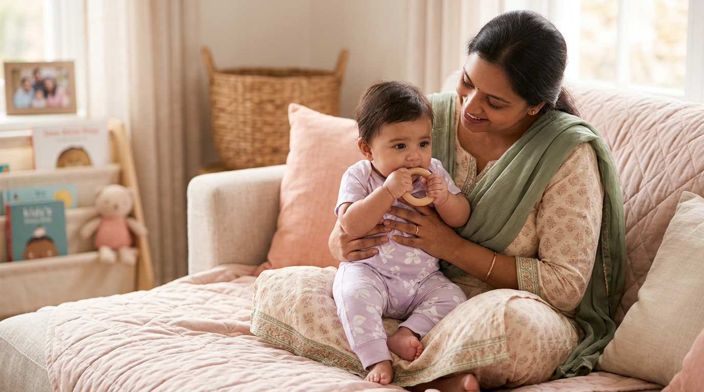 Baby Teething Chart by Age: An Indian Mother's Guide