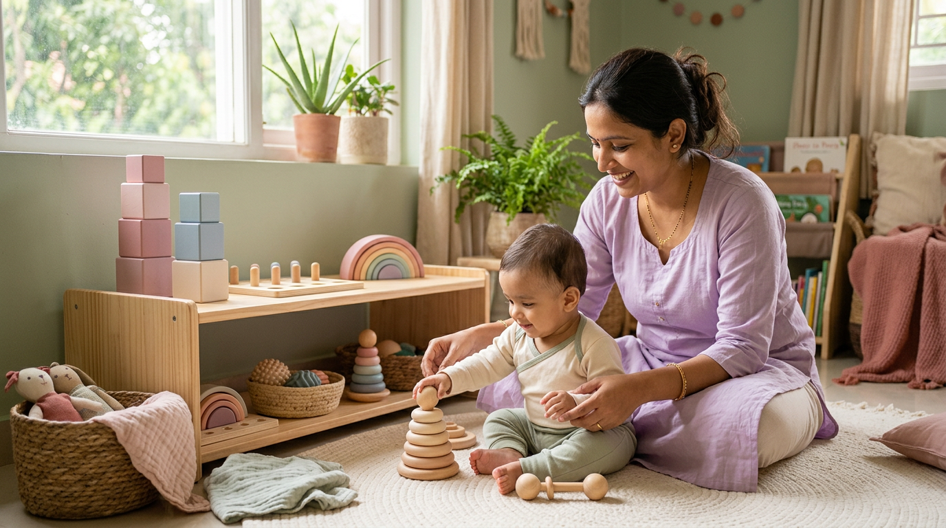 Educational Toys India: Montessori Guide for Babies 0-24m