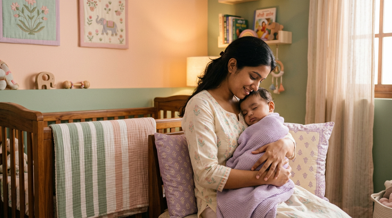 How to Sleep Train a Baby: Gentle India Guide & Chart
