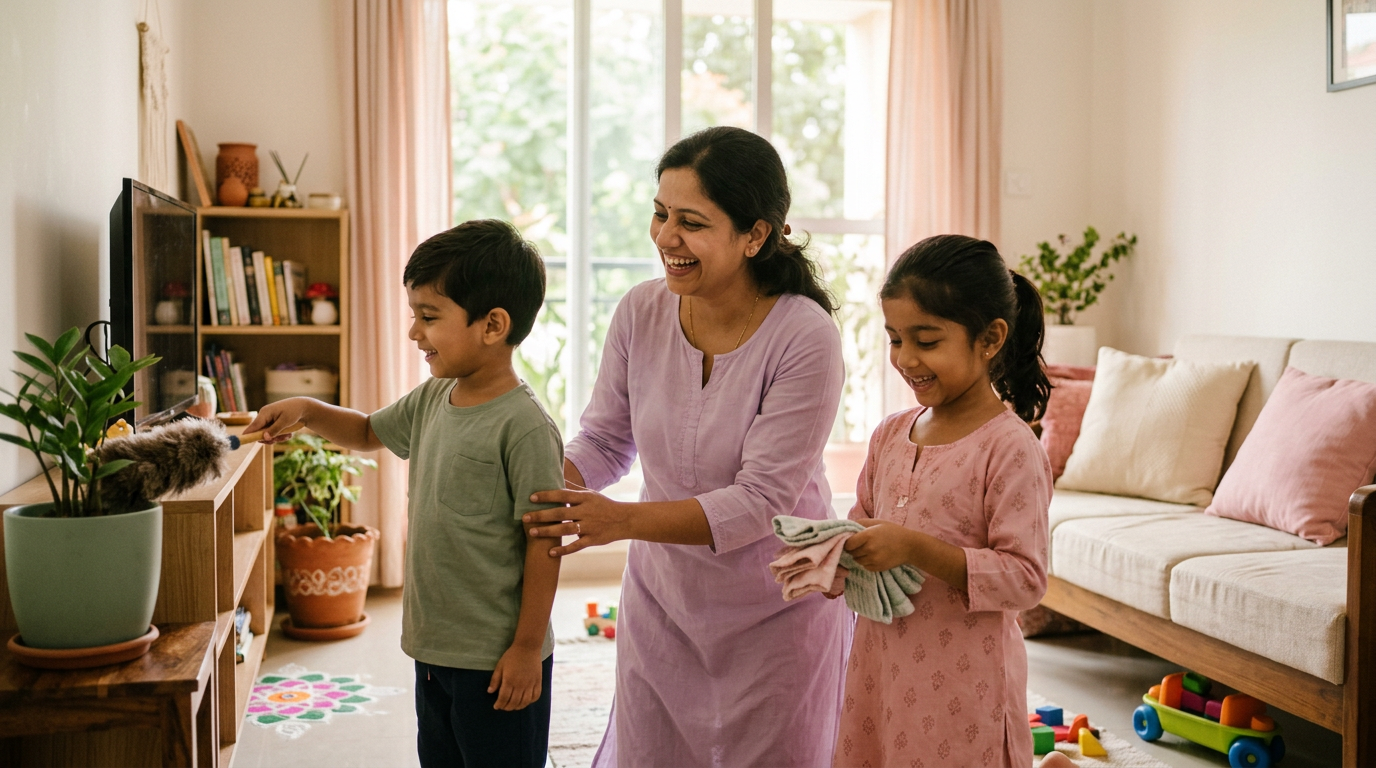 Life Skills for Children: 22+ Fun Games & Chores (India