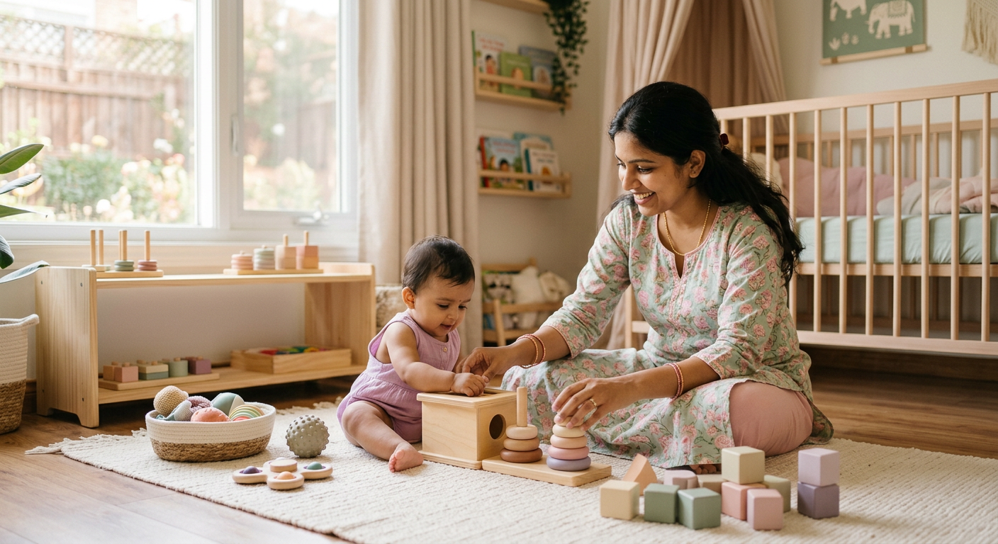 Montessori Toys 6-12 Months: Best India Guide & Chart