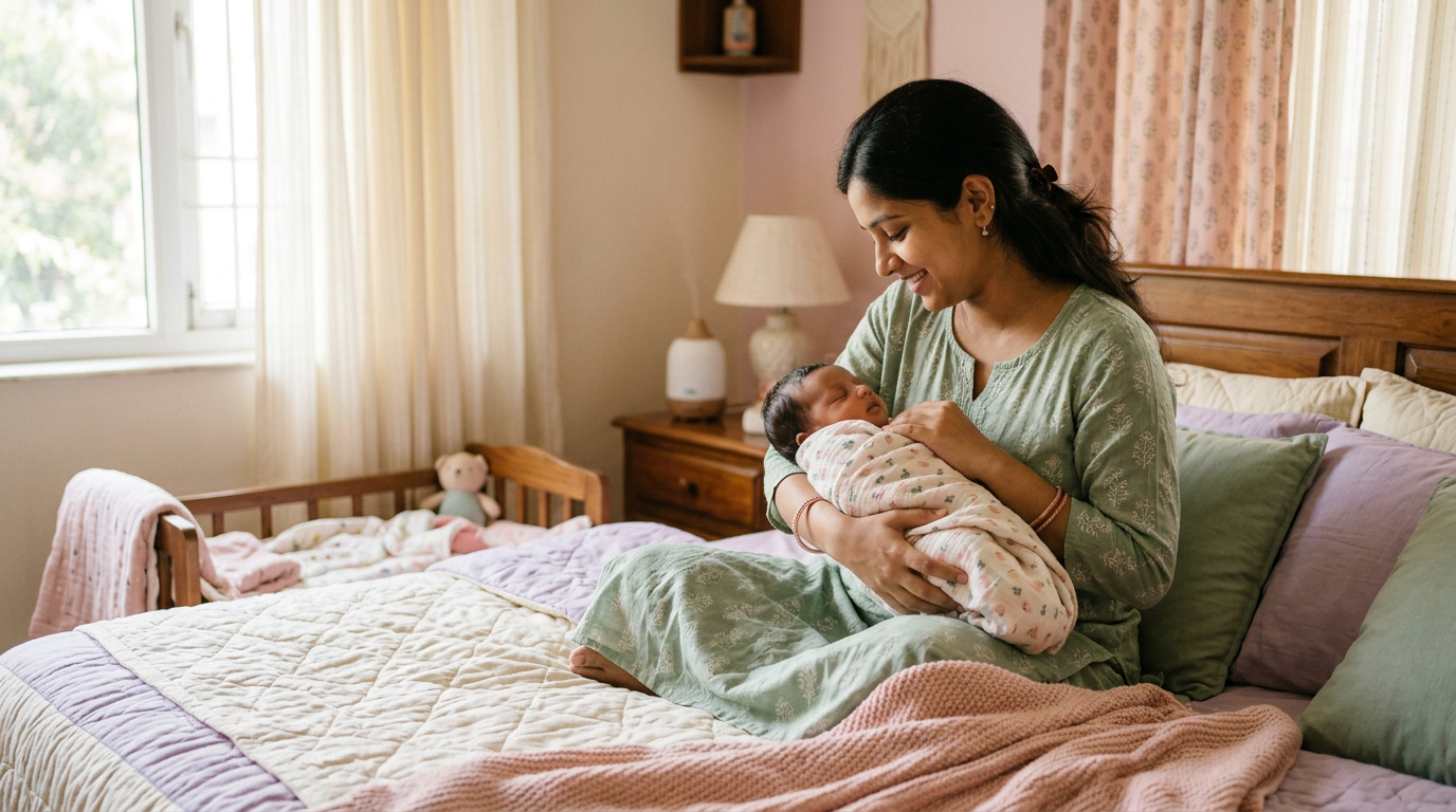Newborn Sleep Cycle Guide: Indian Postnatal Sleep Tips