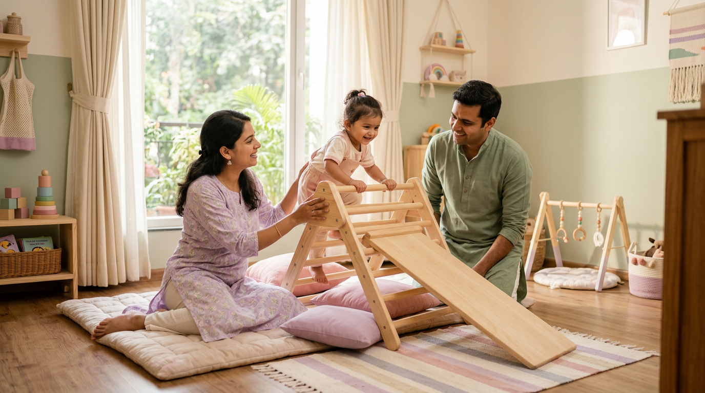 Pikler Triangle India Guide: When to Buy, Safety & Chart