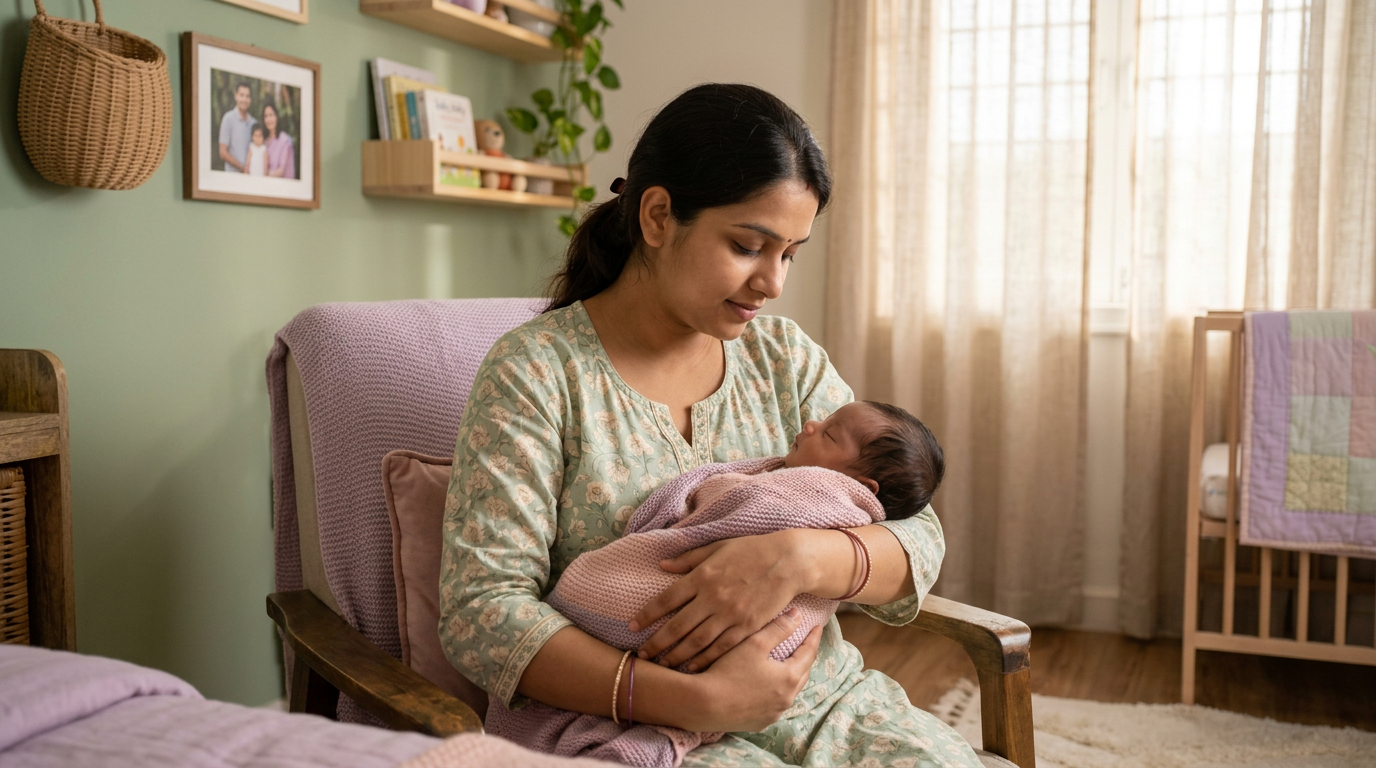Postpartum Depression: A Guide for Indian Moms (Symptoms)