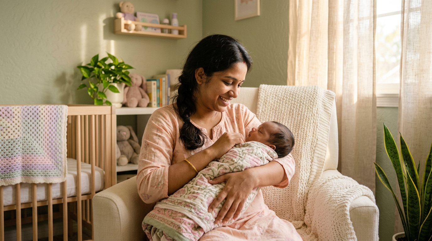 Postpartum Hair Loss: An Indian Mom’s Guide to Regrowth