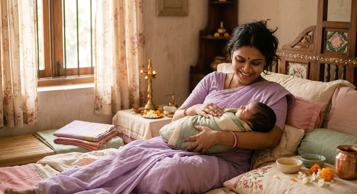 Postpartum Massage Guide: Traditional Indian Care & Timing