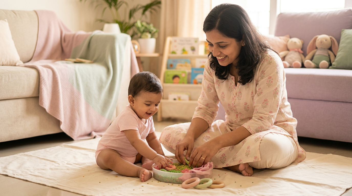 Sensory Play for Babies: Easy Indian Home Activities Guide