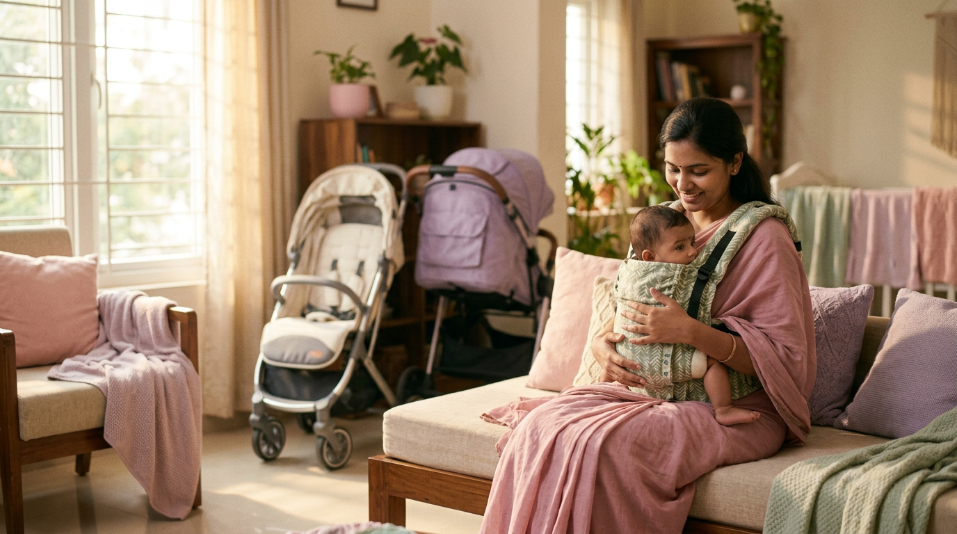 Stroller, Pram, or Carrier? What Actually Works on Indian