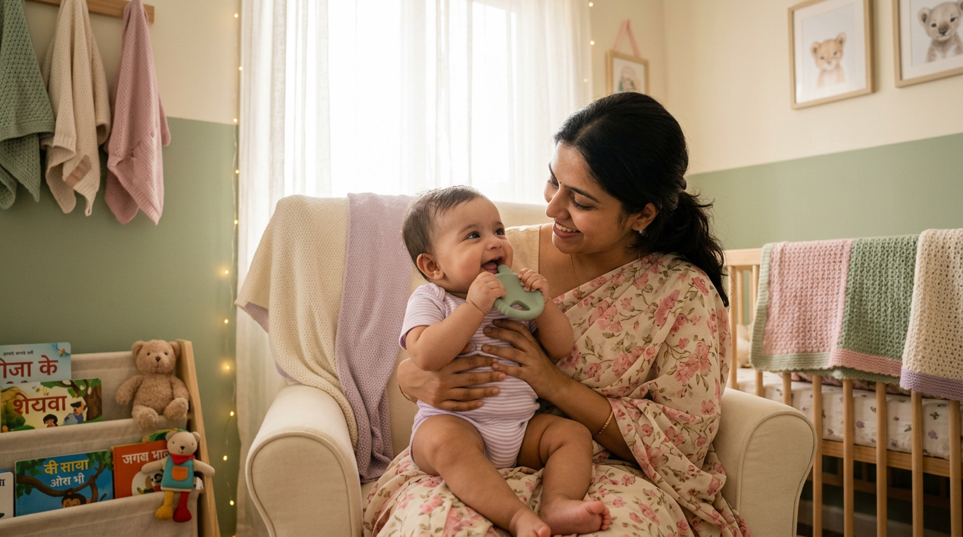 Teething Chart by Age: Indian Baby Tooth Order Guide