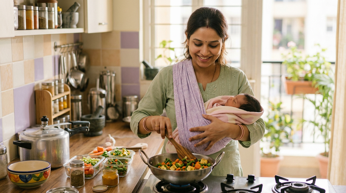 The 11 AM Hunger Crisis: 30-Minute Indian Meal Prep for New