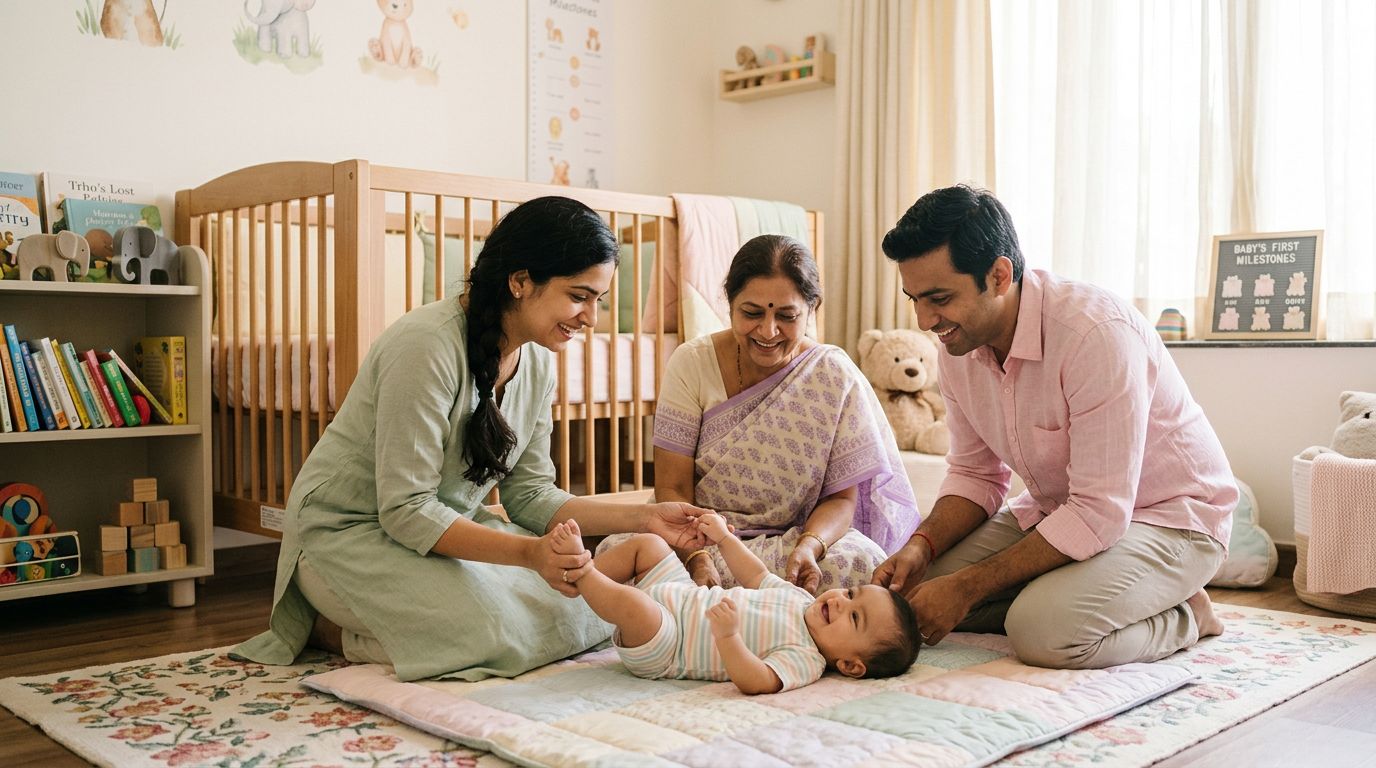 When Do Babies Roll Over? India Milestone Guide & Chart