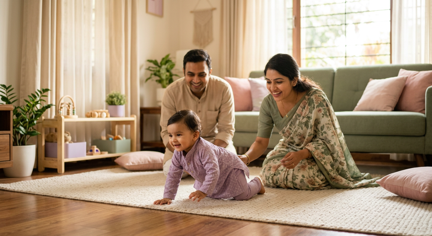 When Do Babies Start Crawling? A Guide for Indian Parents